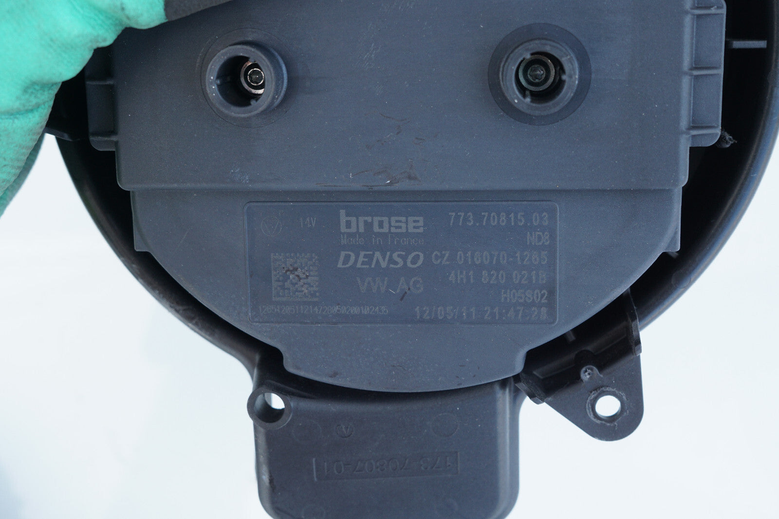 2012-2017 AUDI A6 A7 QUATTRO FRONT BLOWER MOTOR FAN 4H1820021B OEM
