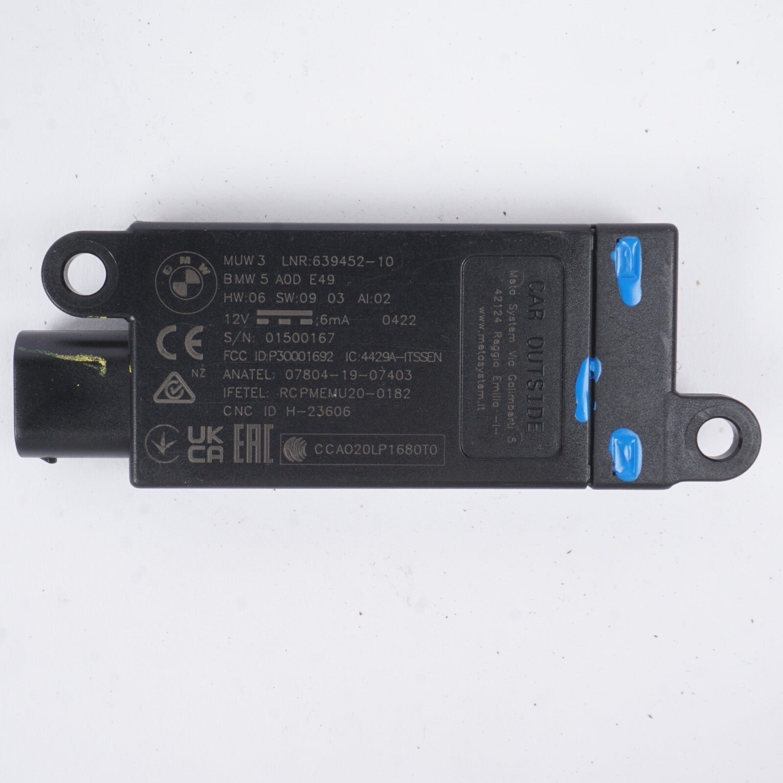 2022 BMW 435i 430I ANTI THEFT ALARM CONTROL MODULE 9233009 63945210 OEM