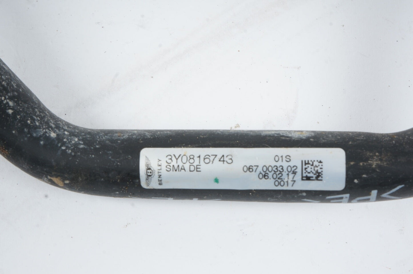 2010 - 2020 Bentley Mulsanne HVAC Heater Coolant Water Line Hose Pipe