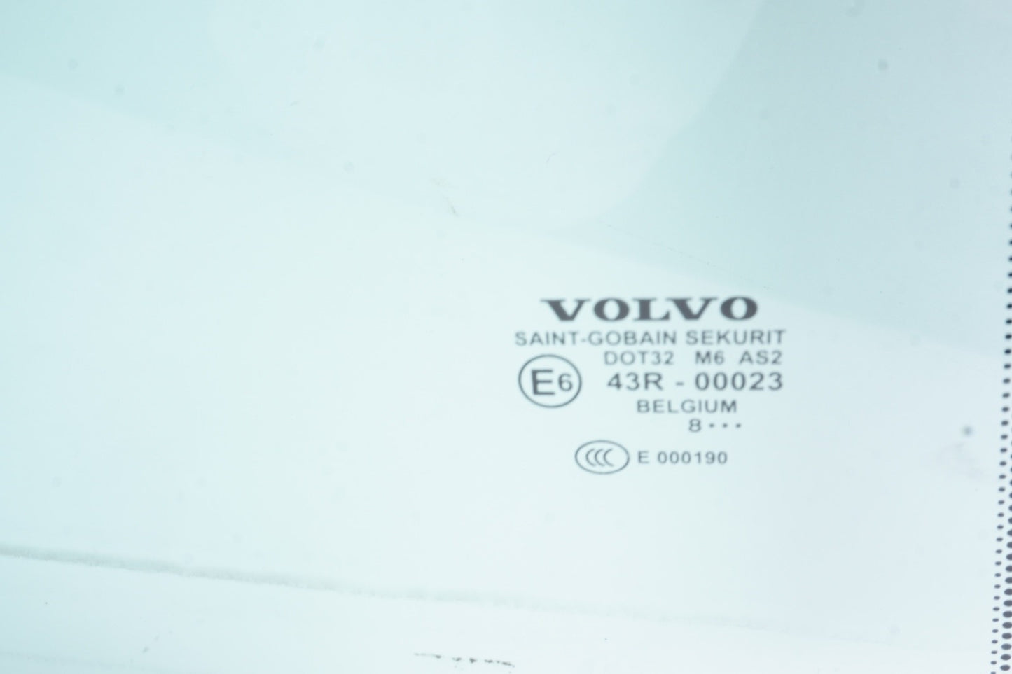 06-13 Volvo C70 Rear Right Passenger Side Window Quarter Glass Pane Oem
