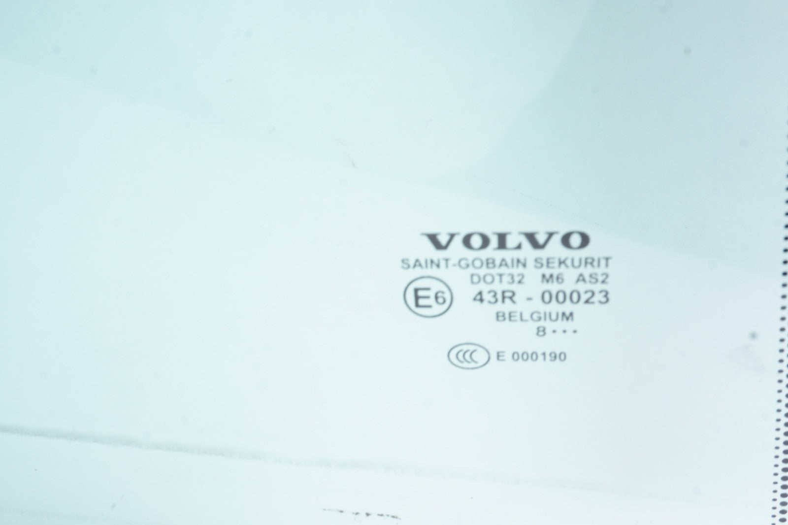 06-13 Volvo C70 Rear Right Passenger Side Window Quarter Glass Pane Oem