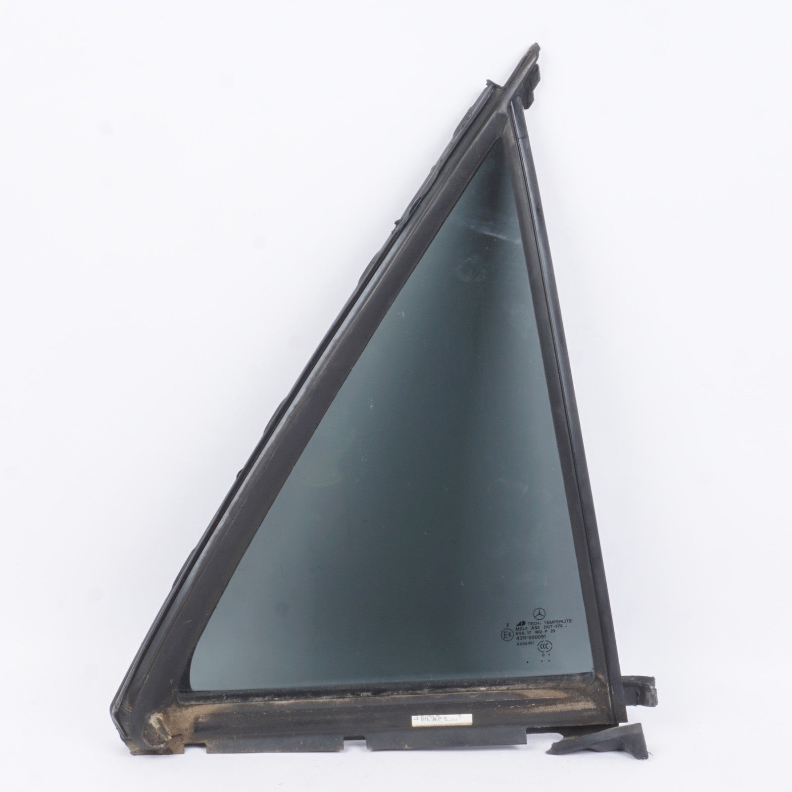 06-11 Mercedes W164 ML450 ML500 Rear Right Passenger Quarter Window Glass OEM