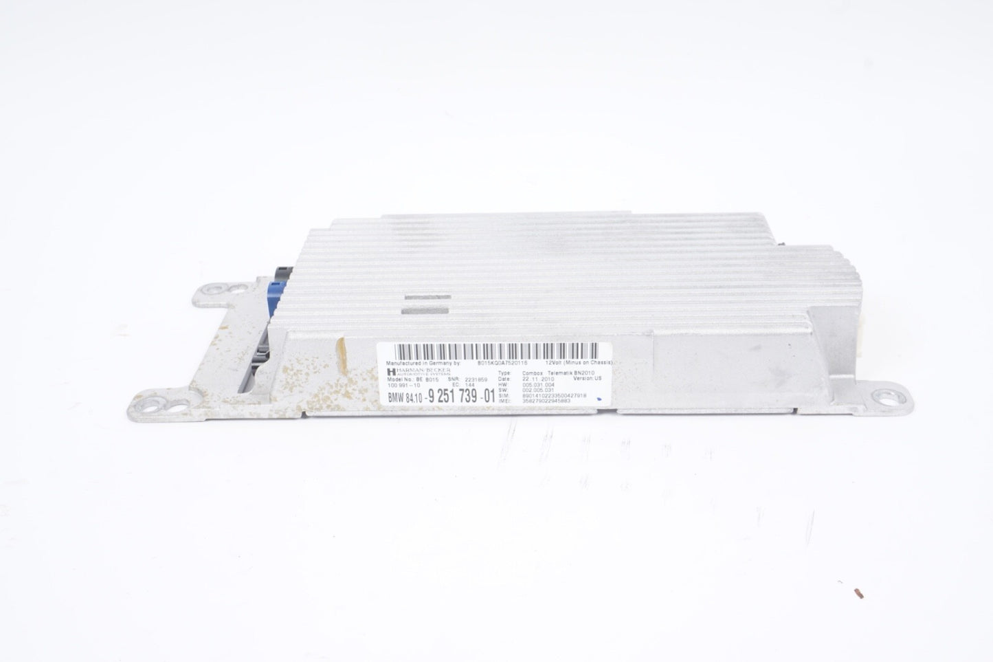 12-15 BMW 3 4 5 6 7 BLUETOOTH COMMUNICATION GPS CONTROL MODULE 9257153 OEM