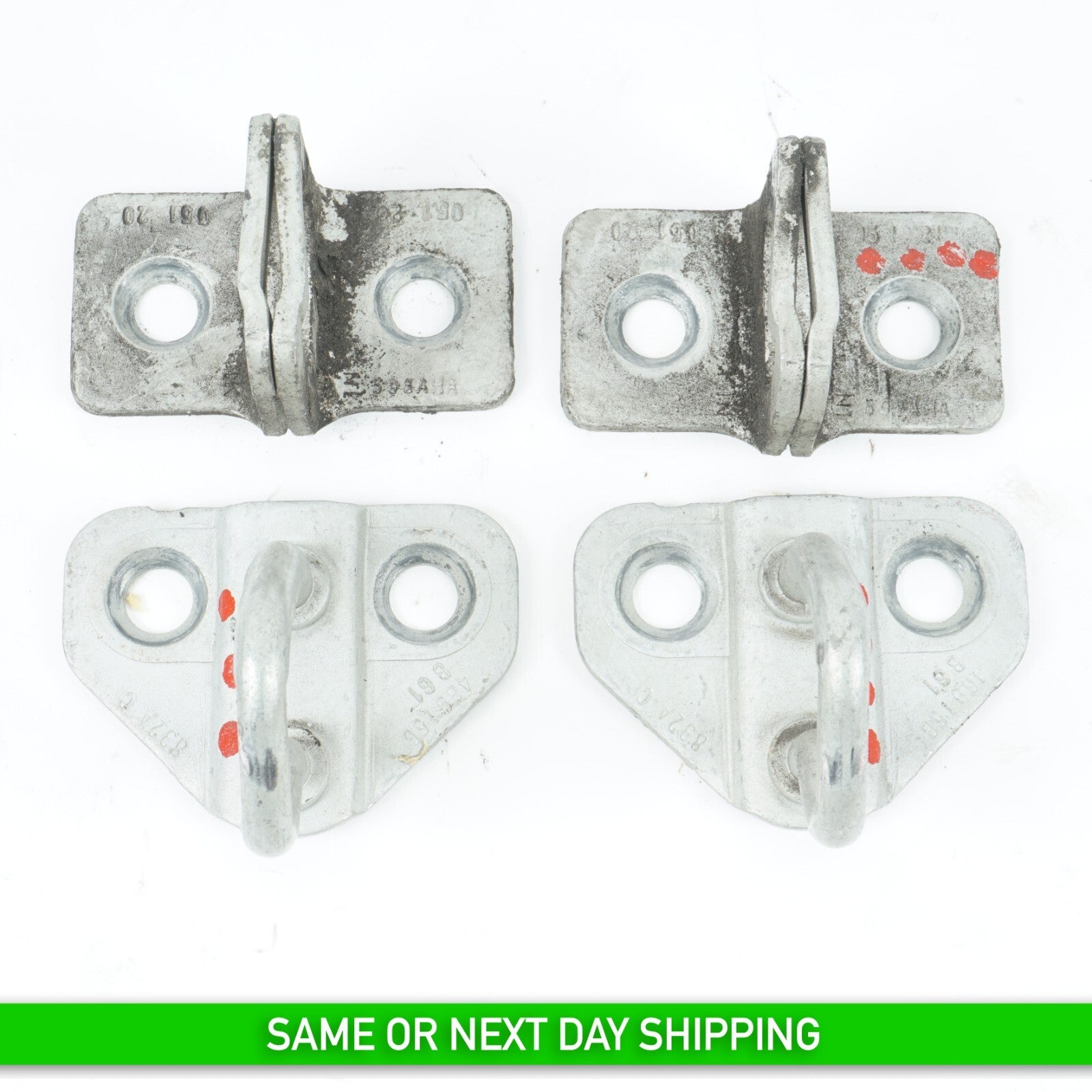 17 - 23 CHRYSLER PACIFICA REAR LEFT & RIGHT DOOR LOCK STRIKER SET OF 4 OEM
