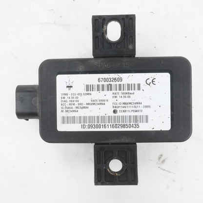 14-21 Maserati Ghibli M157 Tire Pressure Monitor System TPMS Module OEM