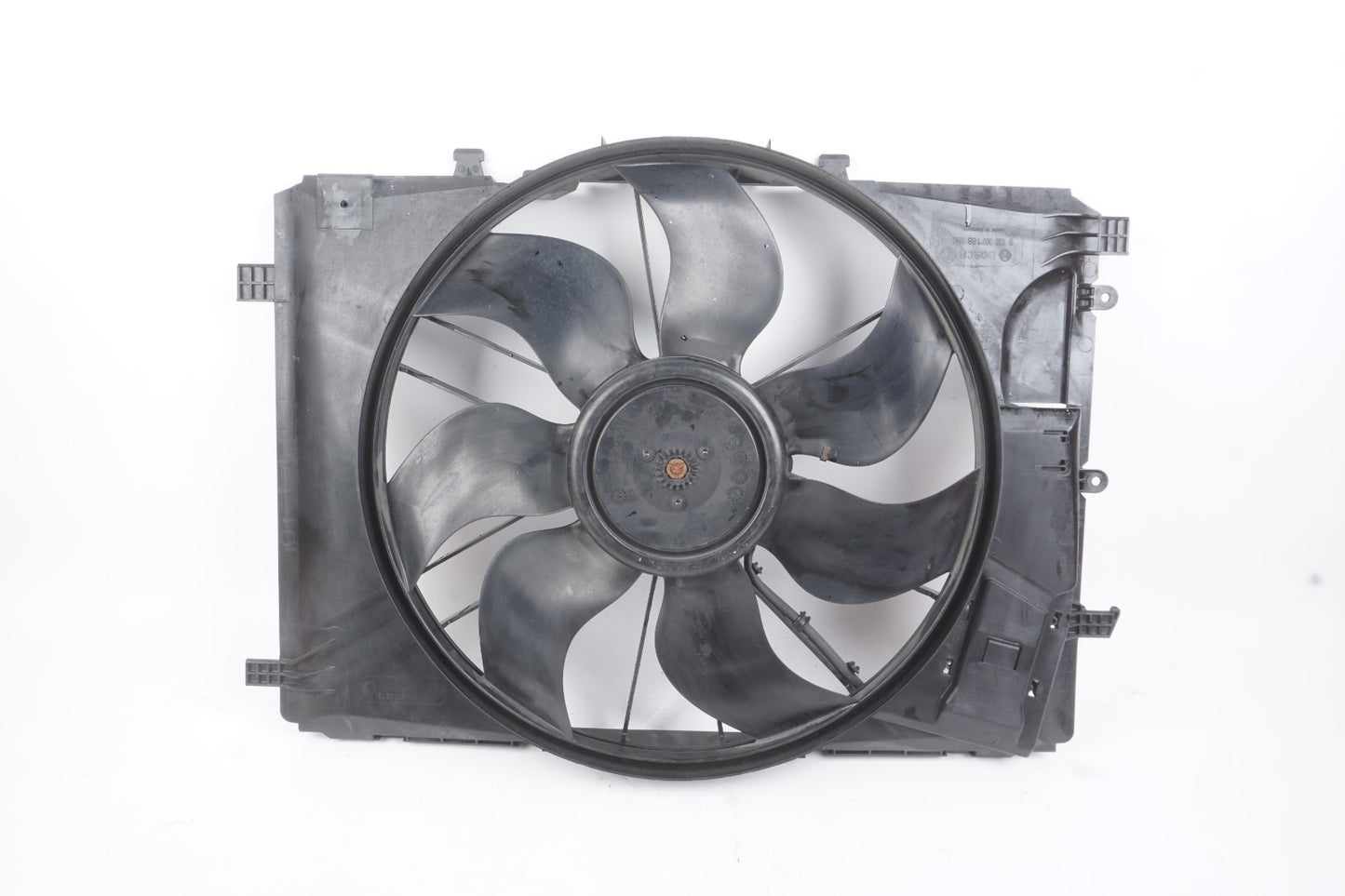 08-20 Mercedes W212 E350 C250 Engine Radiator Cooling Fan Motor Assembly OEM