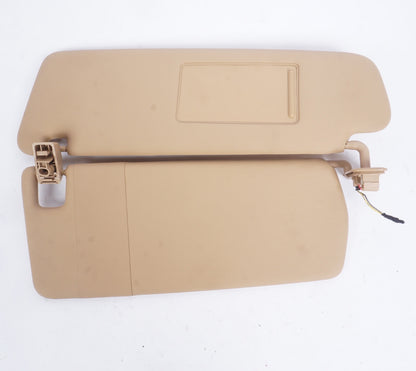 2011 - 2014 PORSCHE CAYENNE OEM LEFT FRONT ILLUMINATED SUN SHADE VISOR 7P5857551