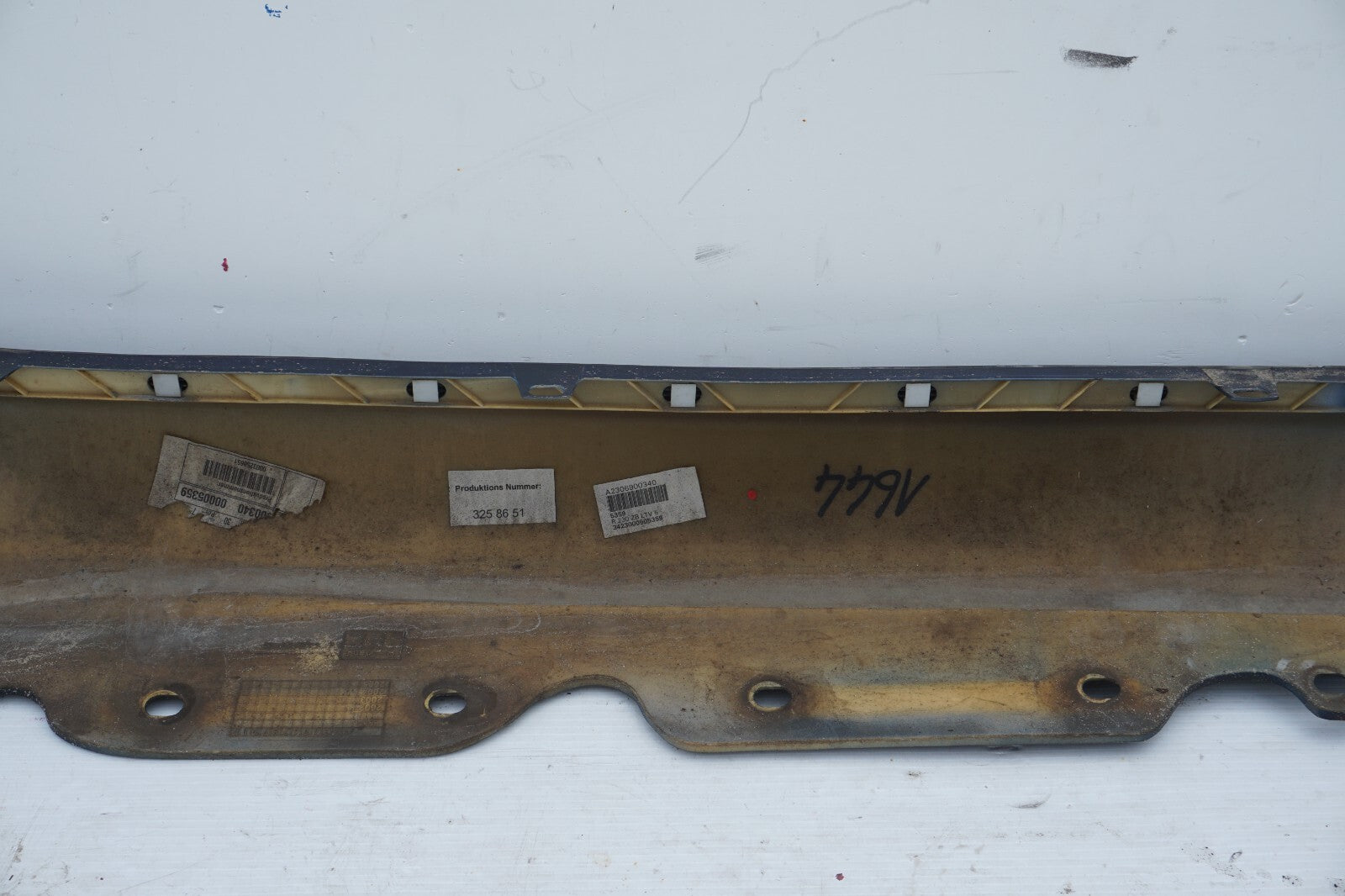 03-12 Mercedes R230 SL500 SL550 Left Driver Side Skirt Rocker Molding Panel OEM