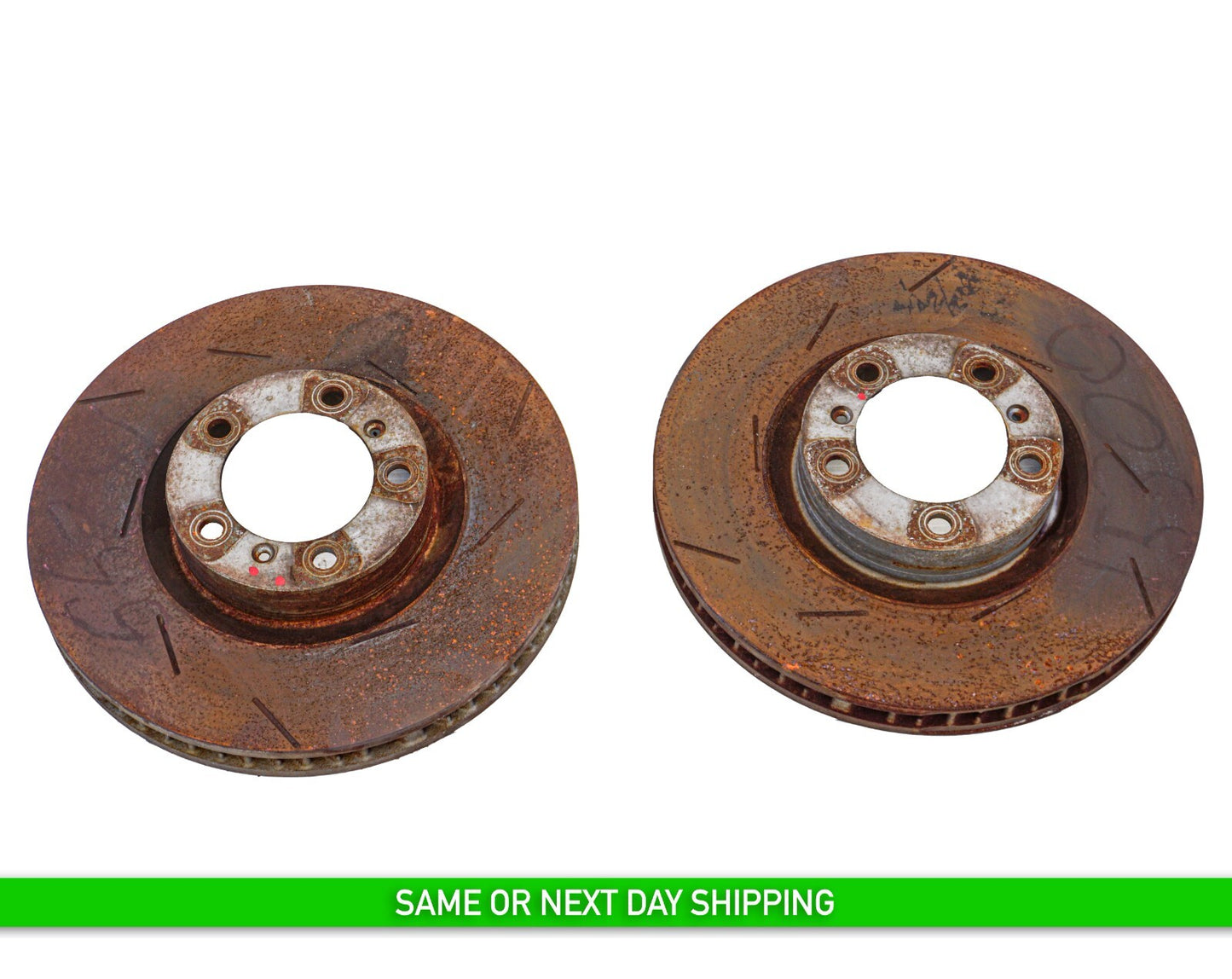 10 - 16 PORSCHE PANAMERA 3.6L FRONT BRAKE DISC ROTOR LEFT & RIGHT OEM