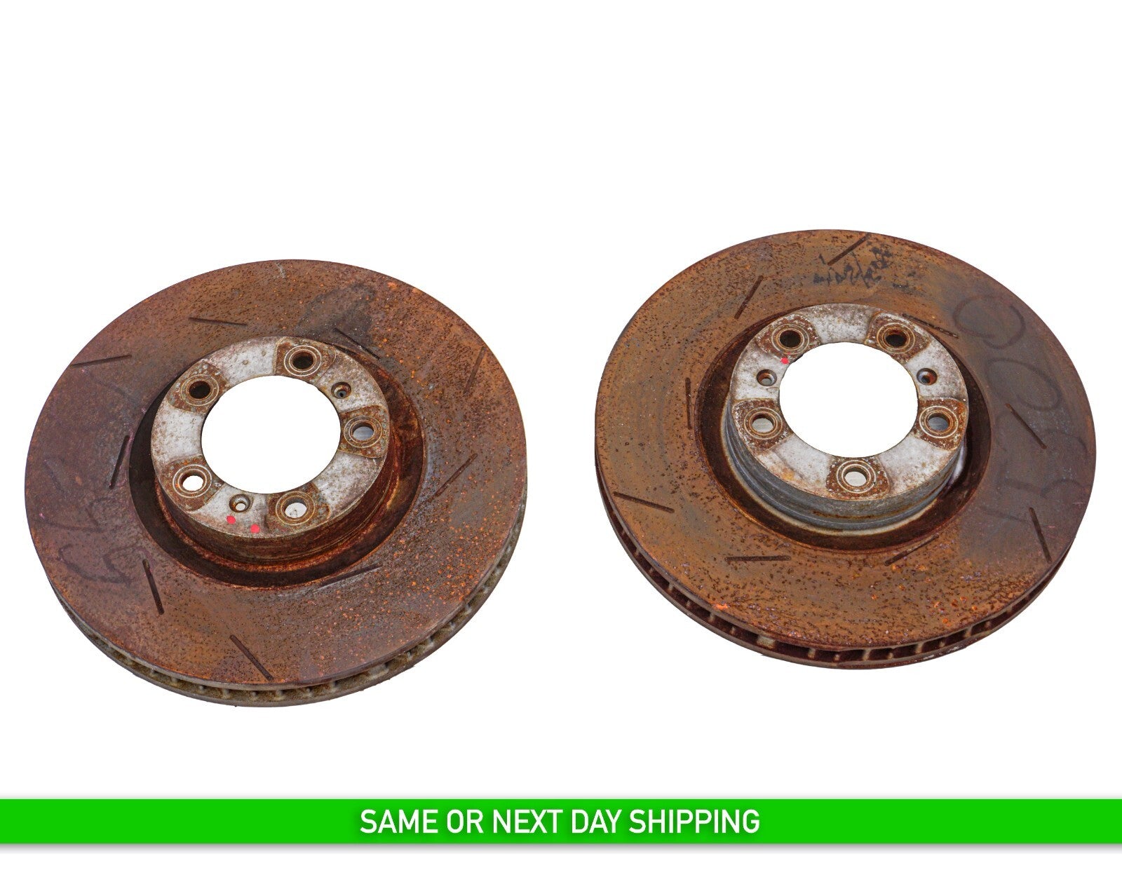 10 - 16 PORSCHE PANAMERA 3.6L FRONT BRAKE DISC ROTOR LEFT & RIGHT OEM