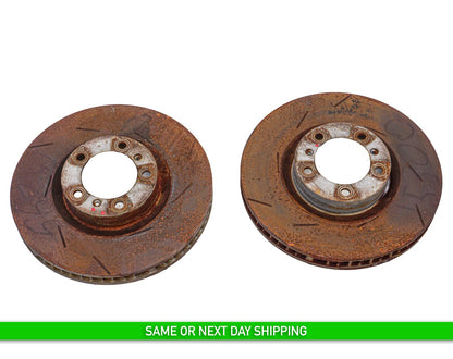 10 - 16 PORSCHE PANAMERA 3.6L FRONT BRAKE DISC ROTOR LEFT & RIGHT OEM