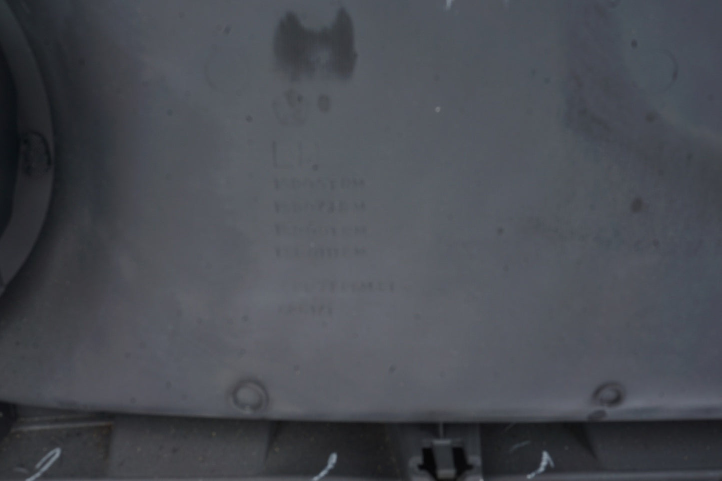 12-19 Fiat 500 Abarth Coupe Left Leather Interior Door Trim Panel