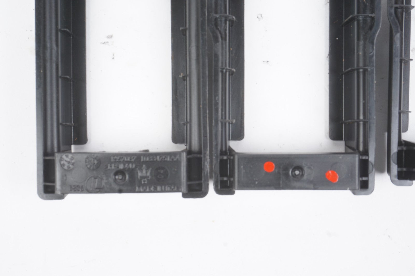 2014-2024 Maserati Ghibli Front Right Pass Seat Track Cover Trim Set Of 3 OEM