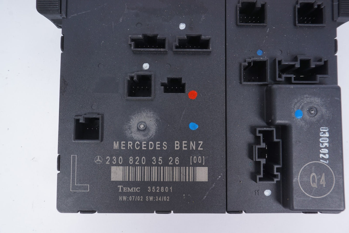 03-12 Mercedes R230 SL500 SL550 SL55 AMG Door Control Module Left Driver  OEM
