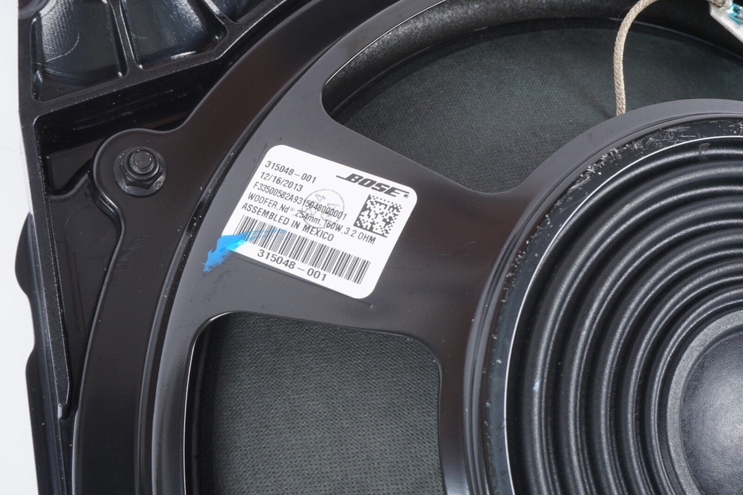 2011-2018 AUDI A8 A8L REAR SUBWOOFER SPEAKER OEM