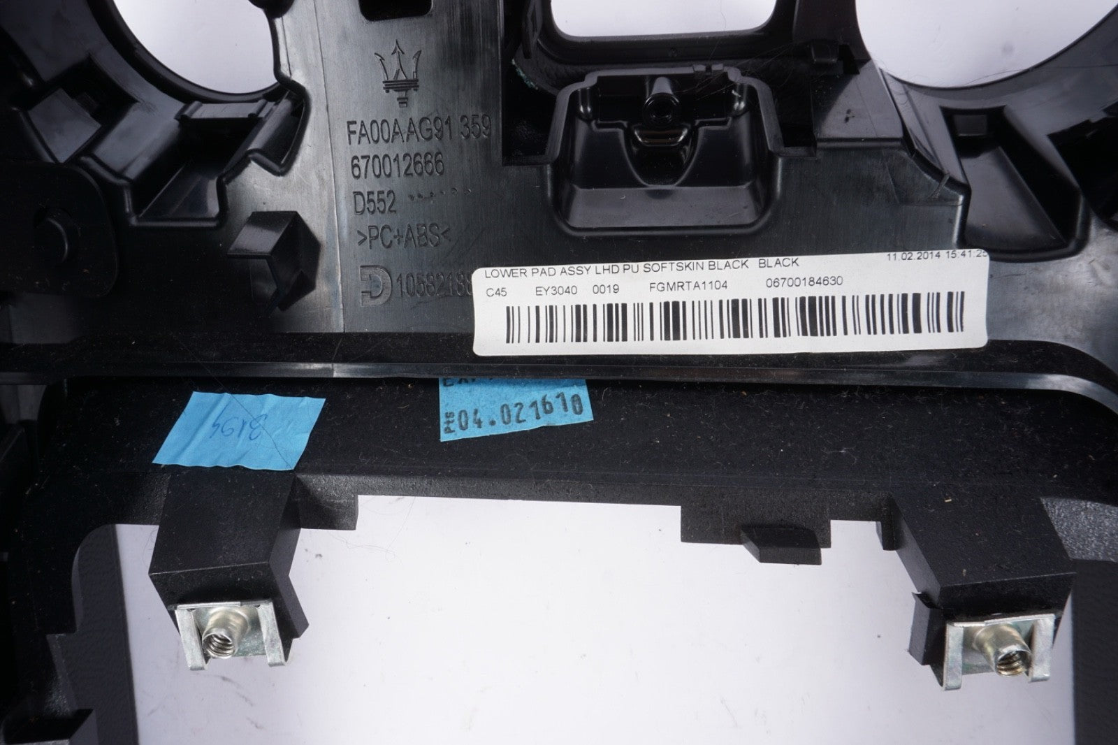 2014-2020 MASERATI GHIBLI DASH DASHBOARD LEFT DRIVER SIDE LOWER KNEE PANEL OEM