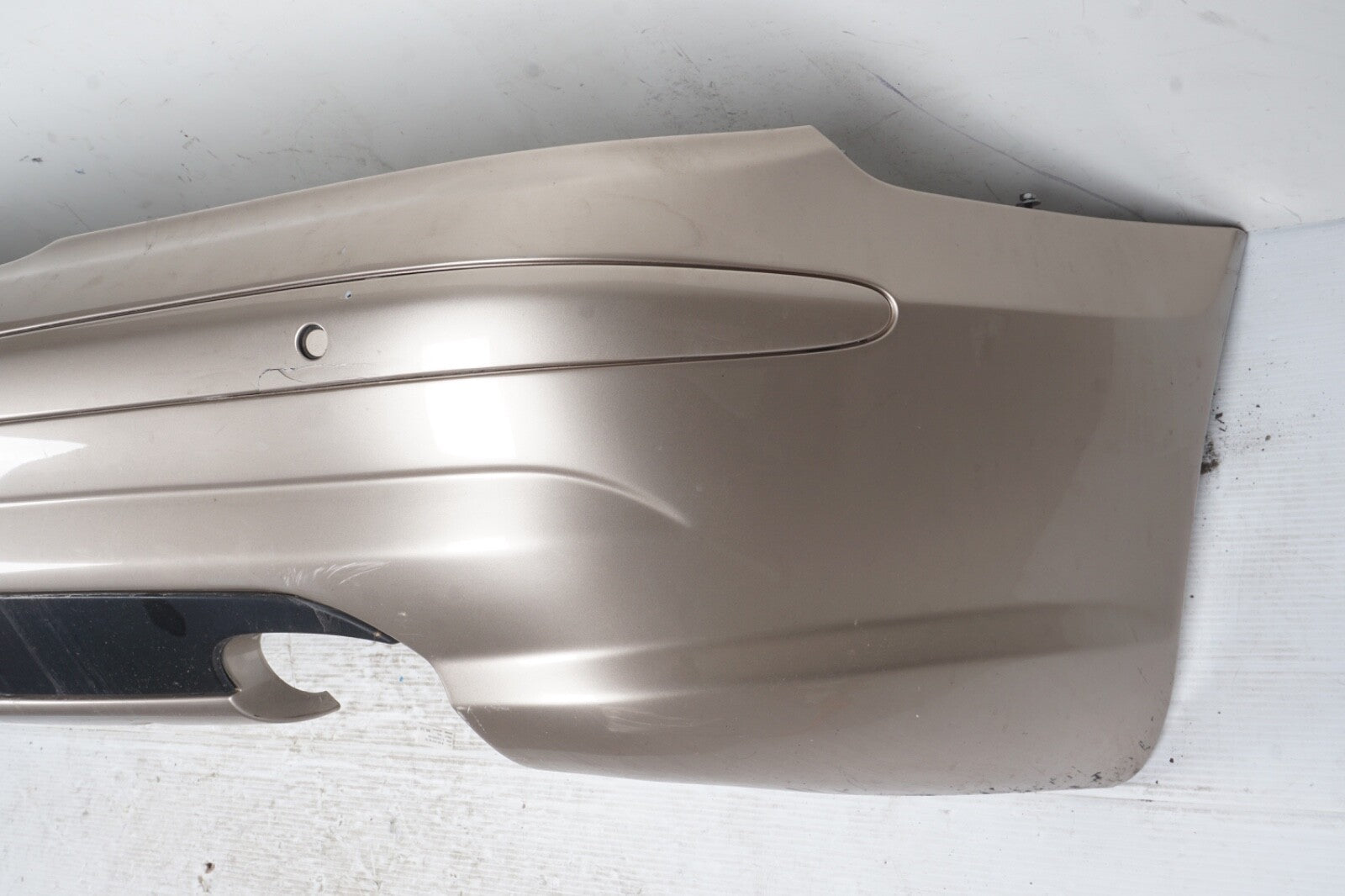 03-08 Mercedes SL500 Base Rear Bumper Cover Assembly GOLD OEM
