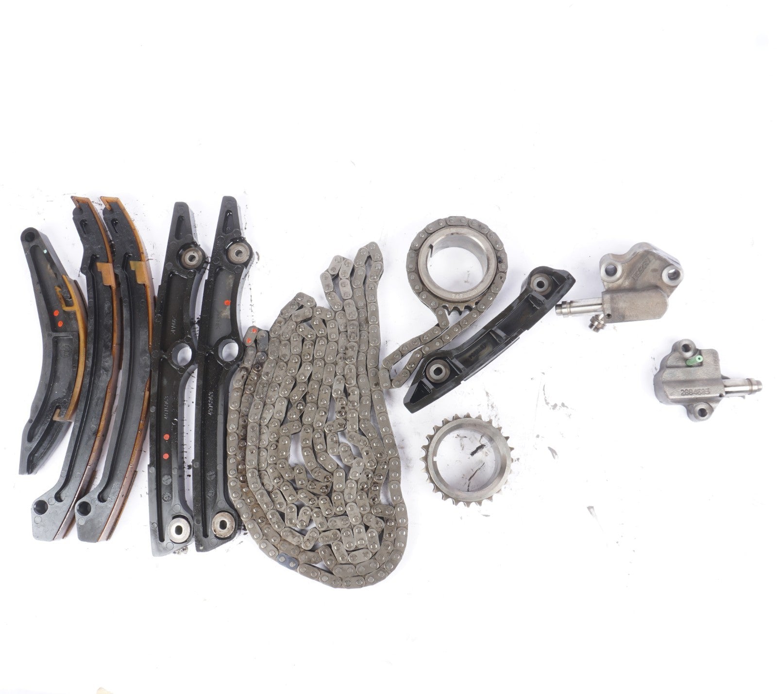 2016 - 2019 NISSAN TITAN 5.0L DIESEL ENGINE TIMING CHAIN KIT AND OIL PUMP OEM