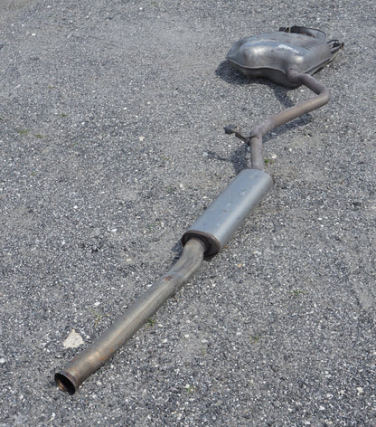 14-17 Mercedes S550 W222 Exhaust Resonator Pipe Muffler Driver Side Left OEM