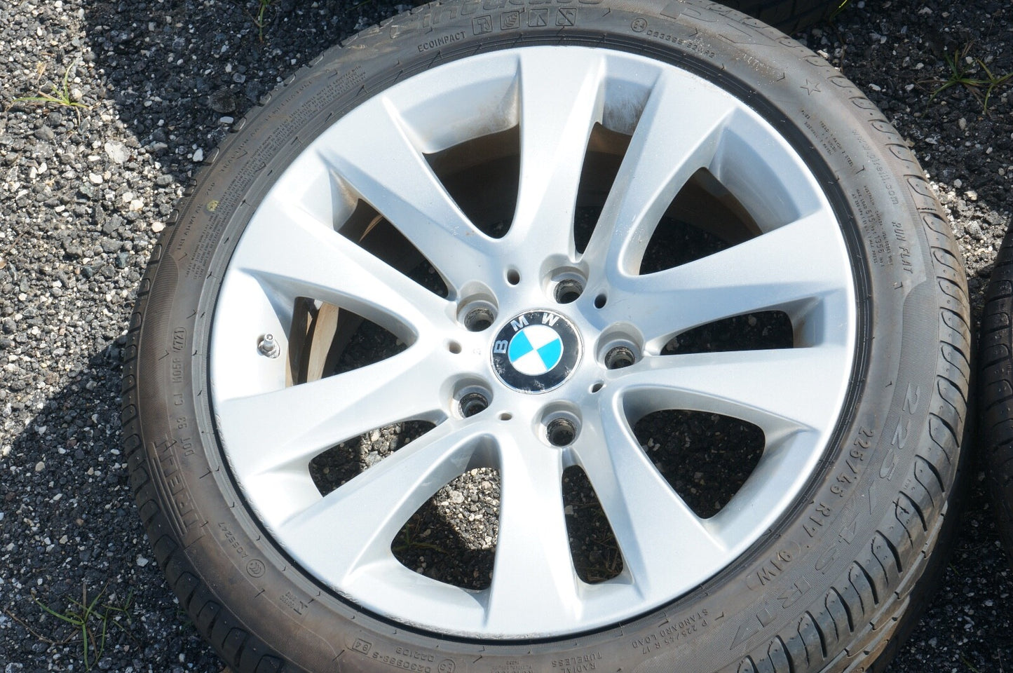 2007 - 2013 BMW 335i  328i CONVERTIBLE COUPE SET OF WHEEL AND TIRES 225/45 R17