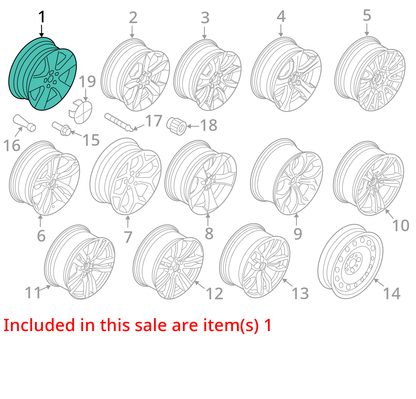 2007 - 2014 BMW X5 X6 19" Factory OEM Wheel Rim