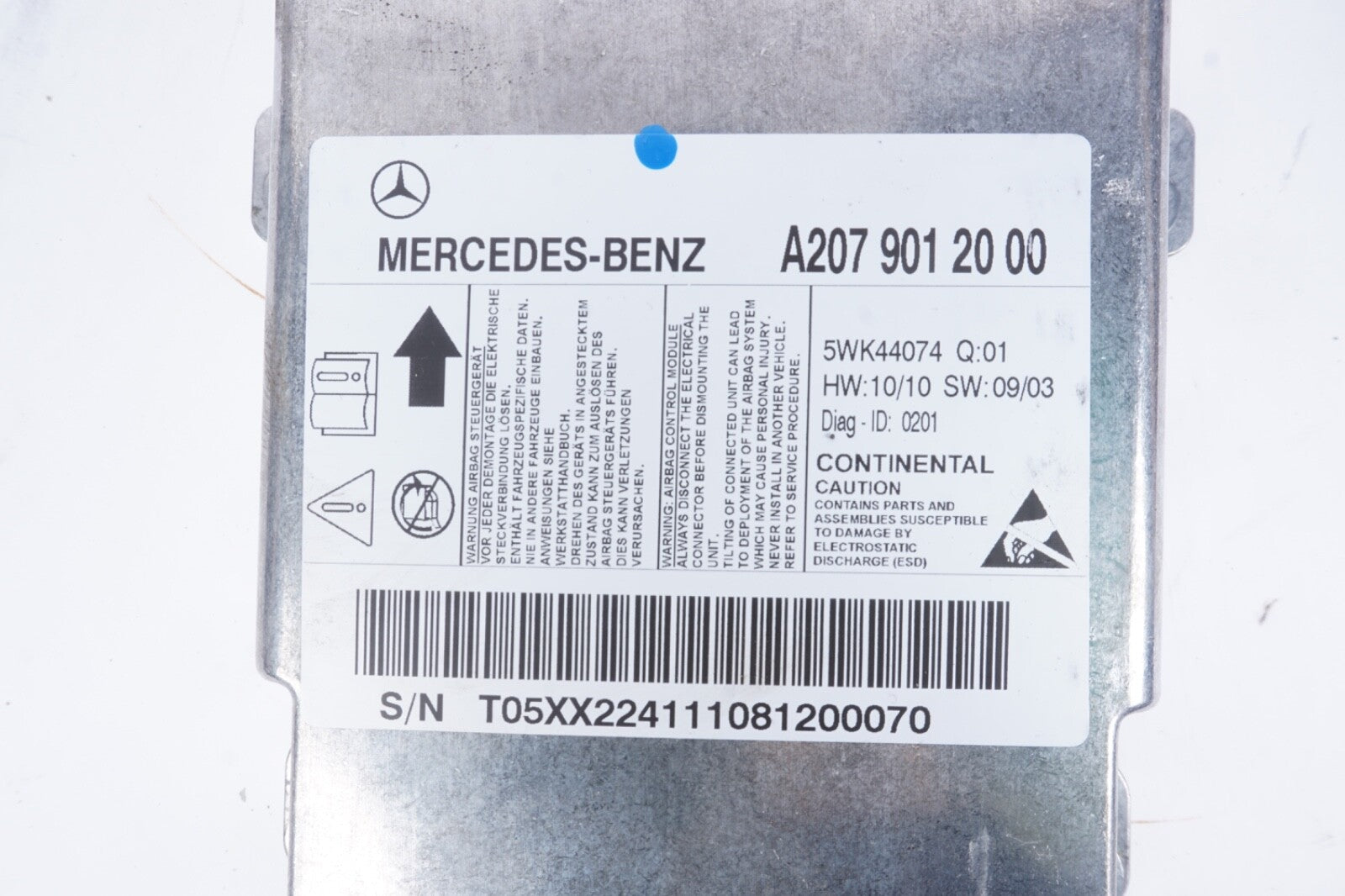 2011-2014 Mercedes-Benz E350 E550 Control Module 2079012000 OEM