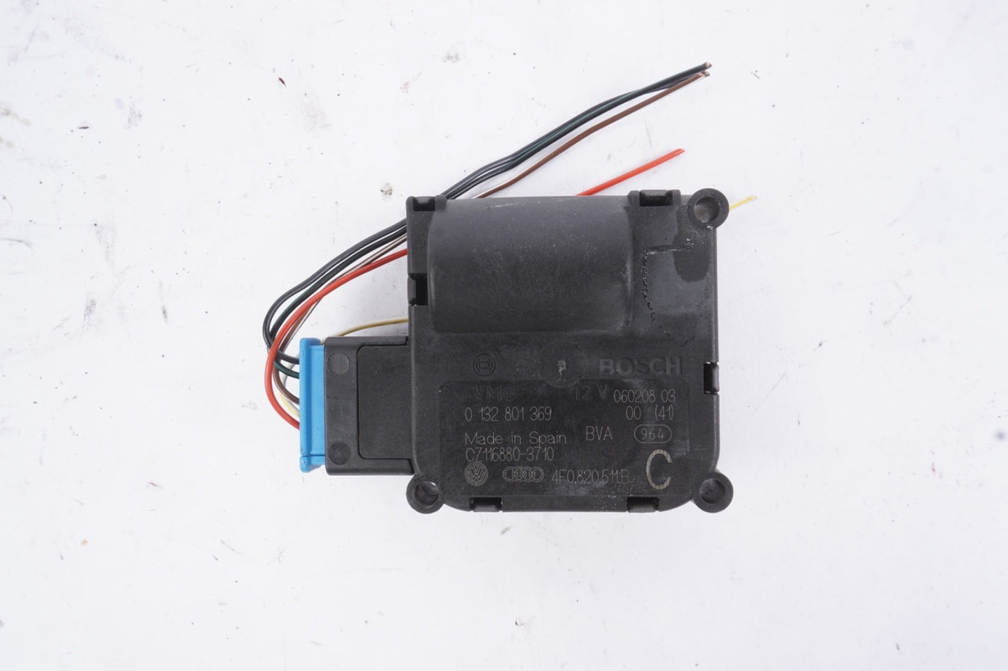 04-10 Audi A8 Quattro HVAC Heater Wire Harness with Actuators OEM