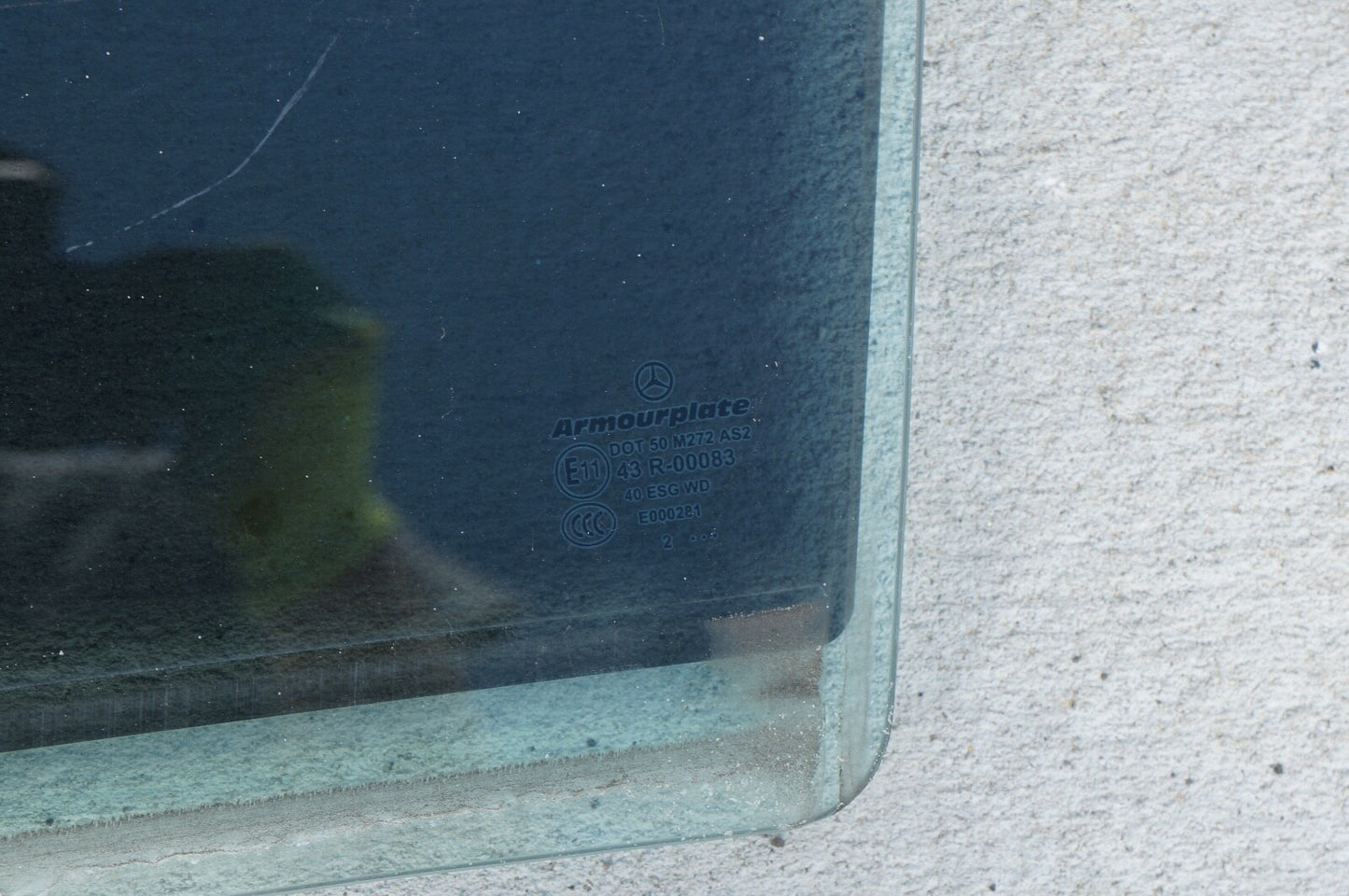 08-14 Mercedes W204 C250 C300 C350 C63 AMG Driver-Side Rear LEFT Window Glass