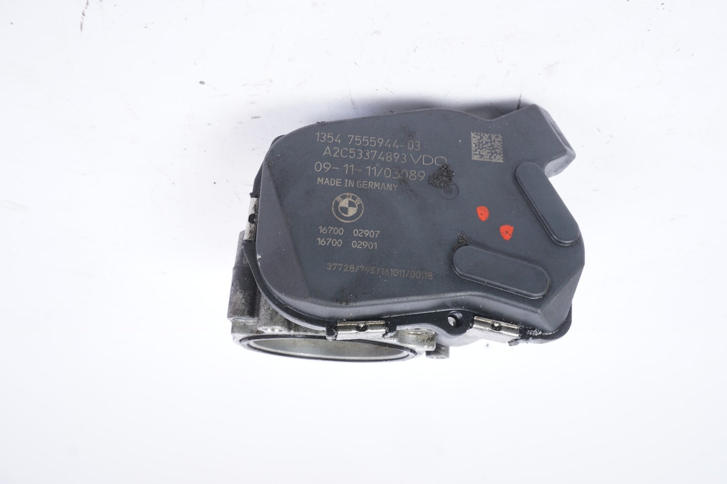 08-19 BMW 650i 750i 550i 4.4L Engine Throttle Body Right  OEM