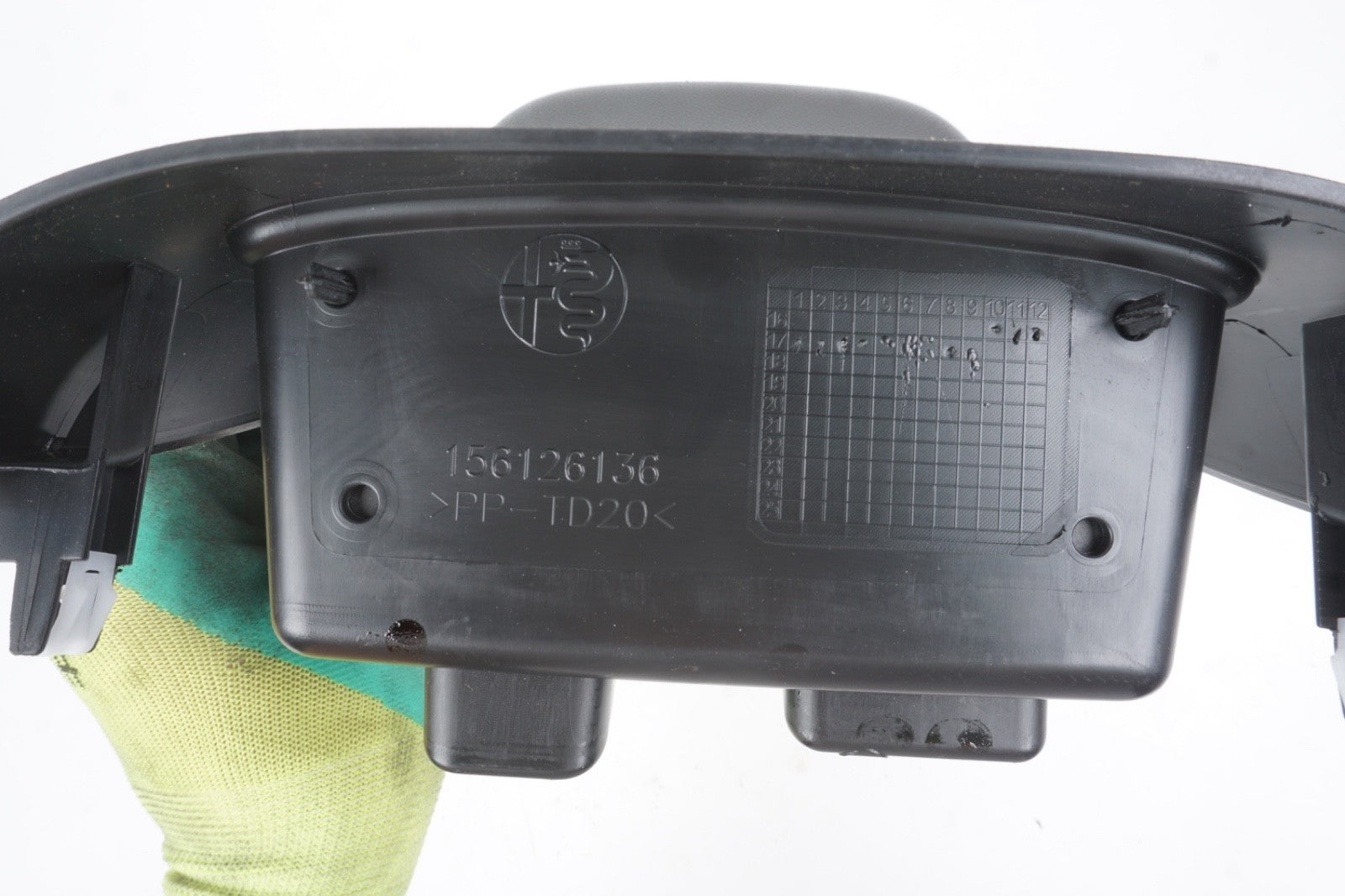 2017-2023 Alfa Romeo Stelvio OEM Center Console Rear Trim Panel USB Charging