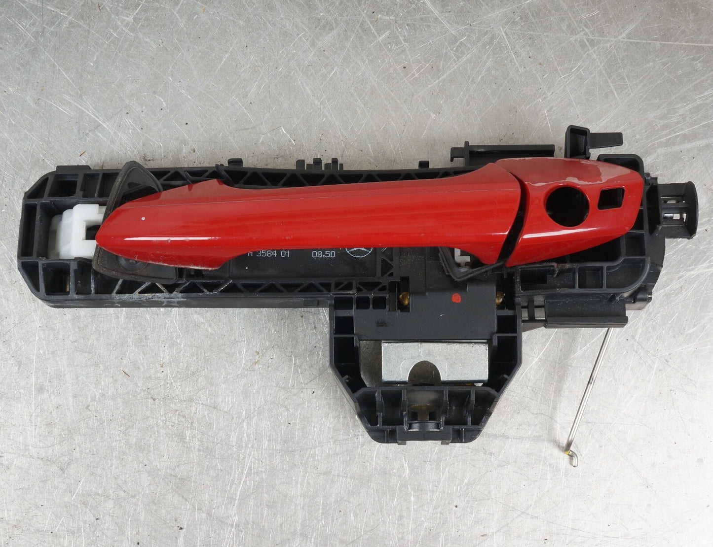 2012 2013 MERCEDES C300 FRONT LEFT DOOR HANDLE ASSEMBLY RED OEM