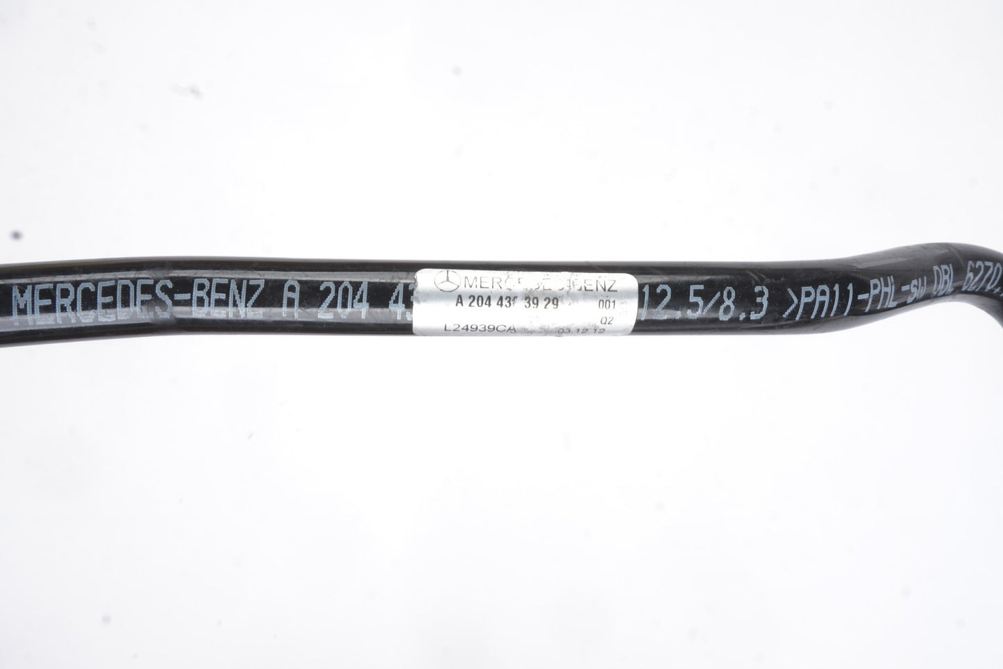 12-14 Mercedes W207 E350 Brake Master Cylinder Power Booster Line Hose OEM