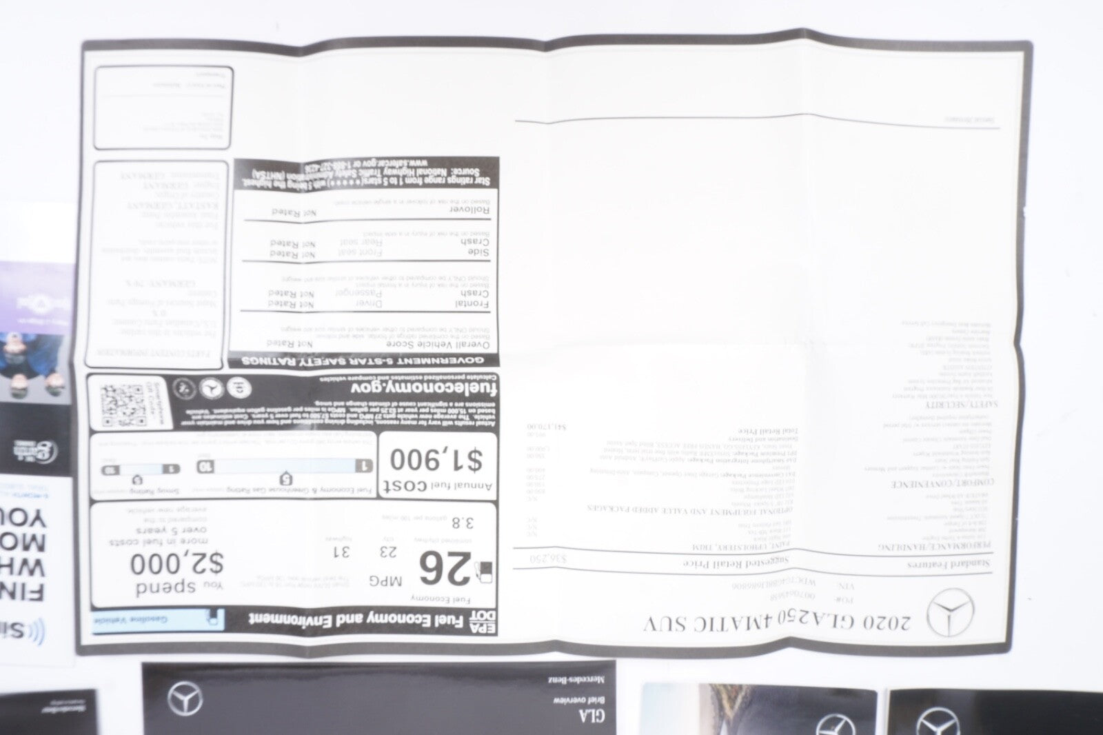 2020 MERCEDES GLA250 OWNERS MANUAL