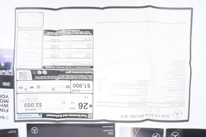 2020 MERCEDES GLA250 OWNERS MANUAL