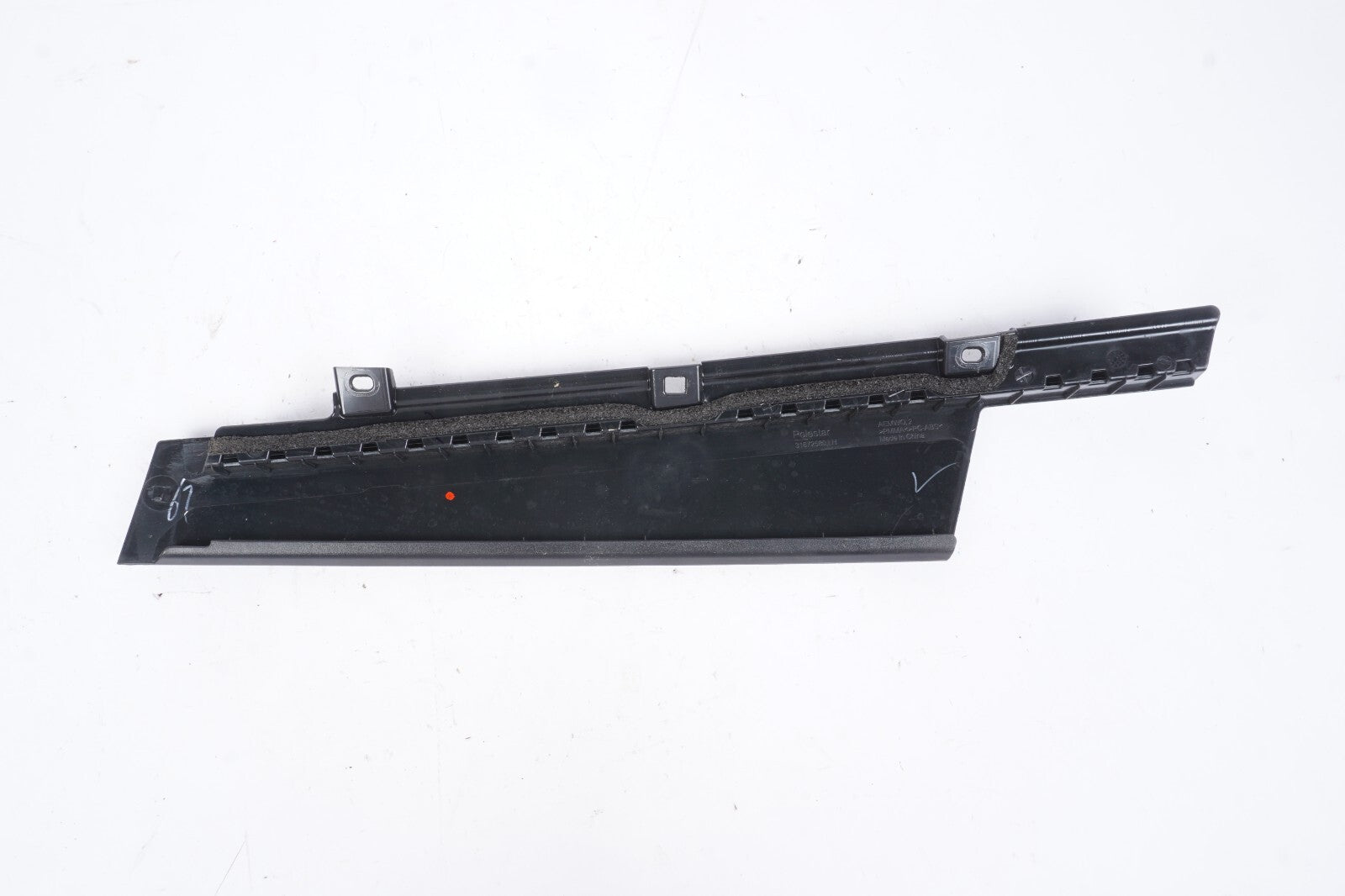 2021 - 2023 Polestar 2 Front Left Door Window B Pillar Applique Molding OEM
