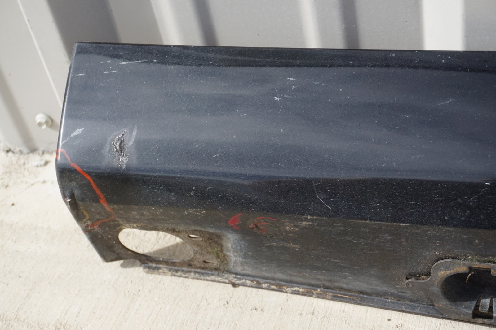 2010 - 2013 MERCEDES S550 W221 RIGHT PASS SIDE ROCKER PANEL SKIRT MOLDING OEM