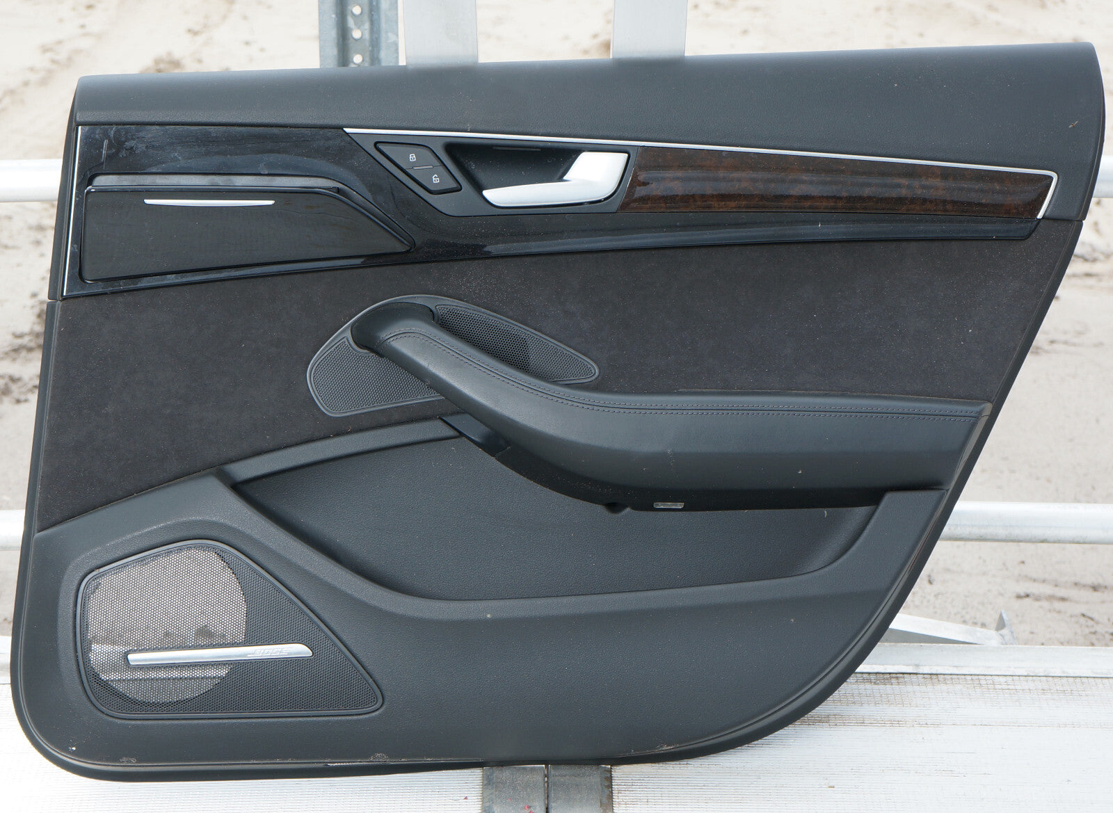 2011 - 2018 AUDI A8L REAR RIGHT PASSENGER SIDE DOOR PANEL TRIM OEM