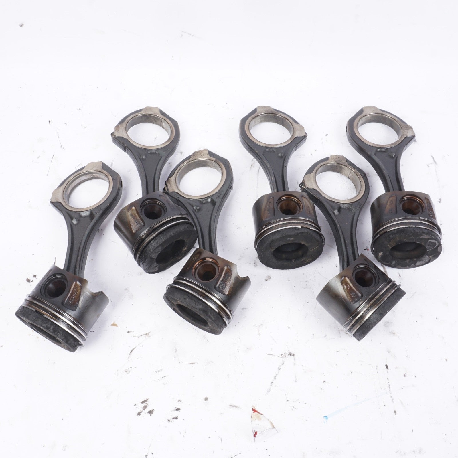 09-13 MERCEDES E350 GL320 GL350 ML320 ML350 3.0L DIESEL ENGINE PISTON & ROD SET