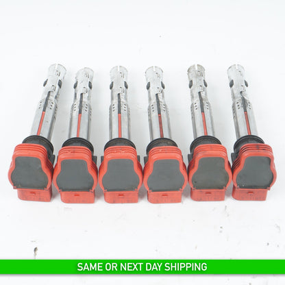 2012 - 2015 AUDI A7 3.0L IGNITION COIL SET OF 6 OEM