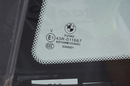 2018 - 2023 BMW X2 F39 LEFT REAR DRIVERS SIDE DOOR FIXED WINDOW GLASS OEM
