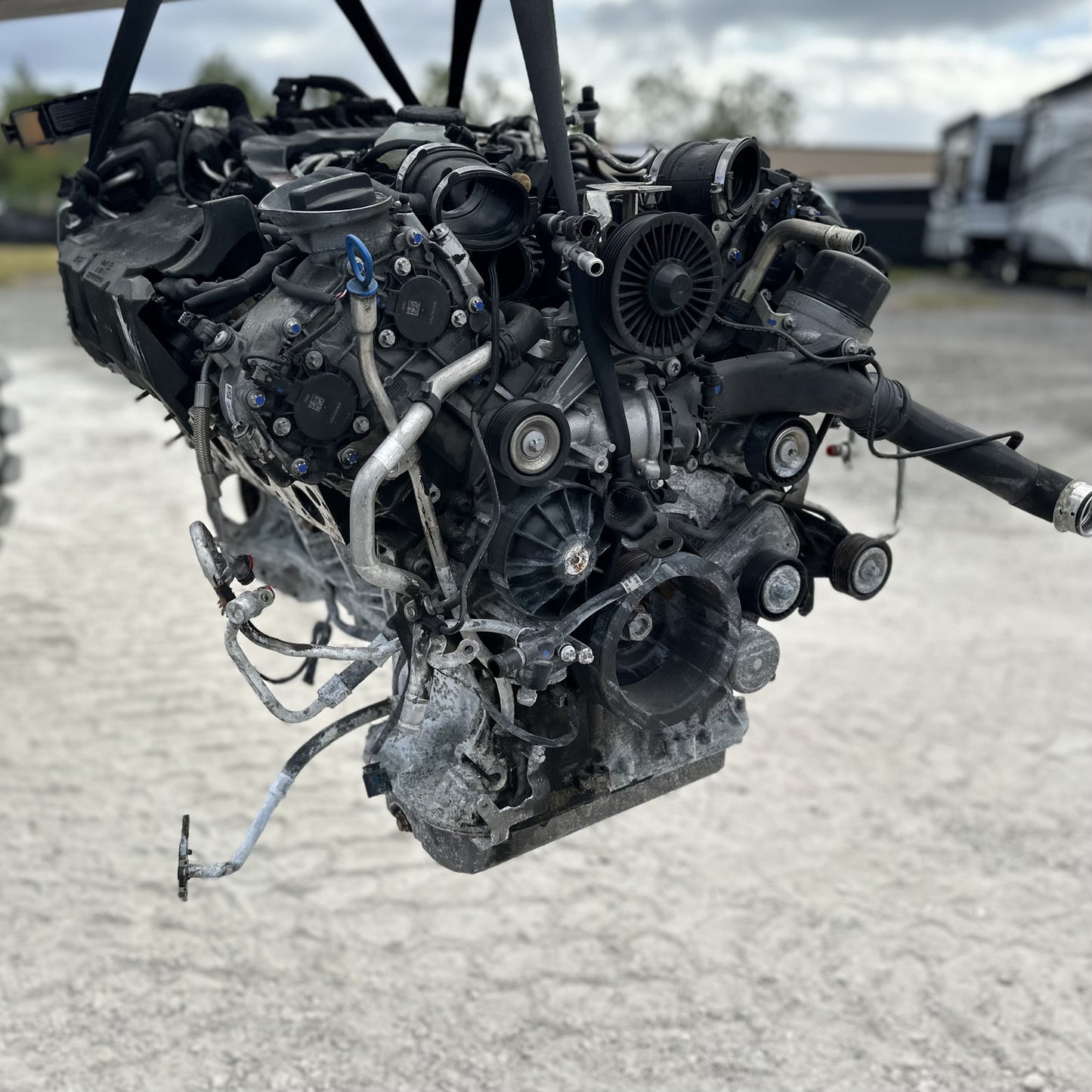 2012 - 2013 MERCEDES S550 4.7L TWIN TURBO ENGINE MOTOR 278.929 56000 miles