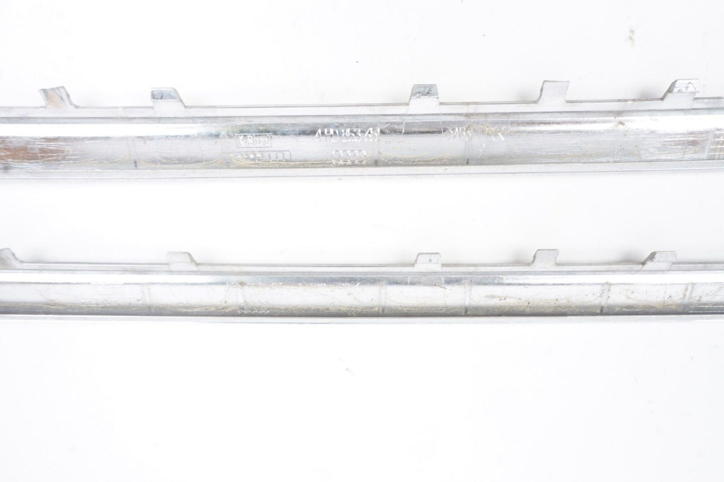 2013 - 2014  Audi S8 A8 Front Bumper Radiator Grille Moldings OEM