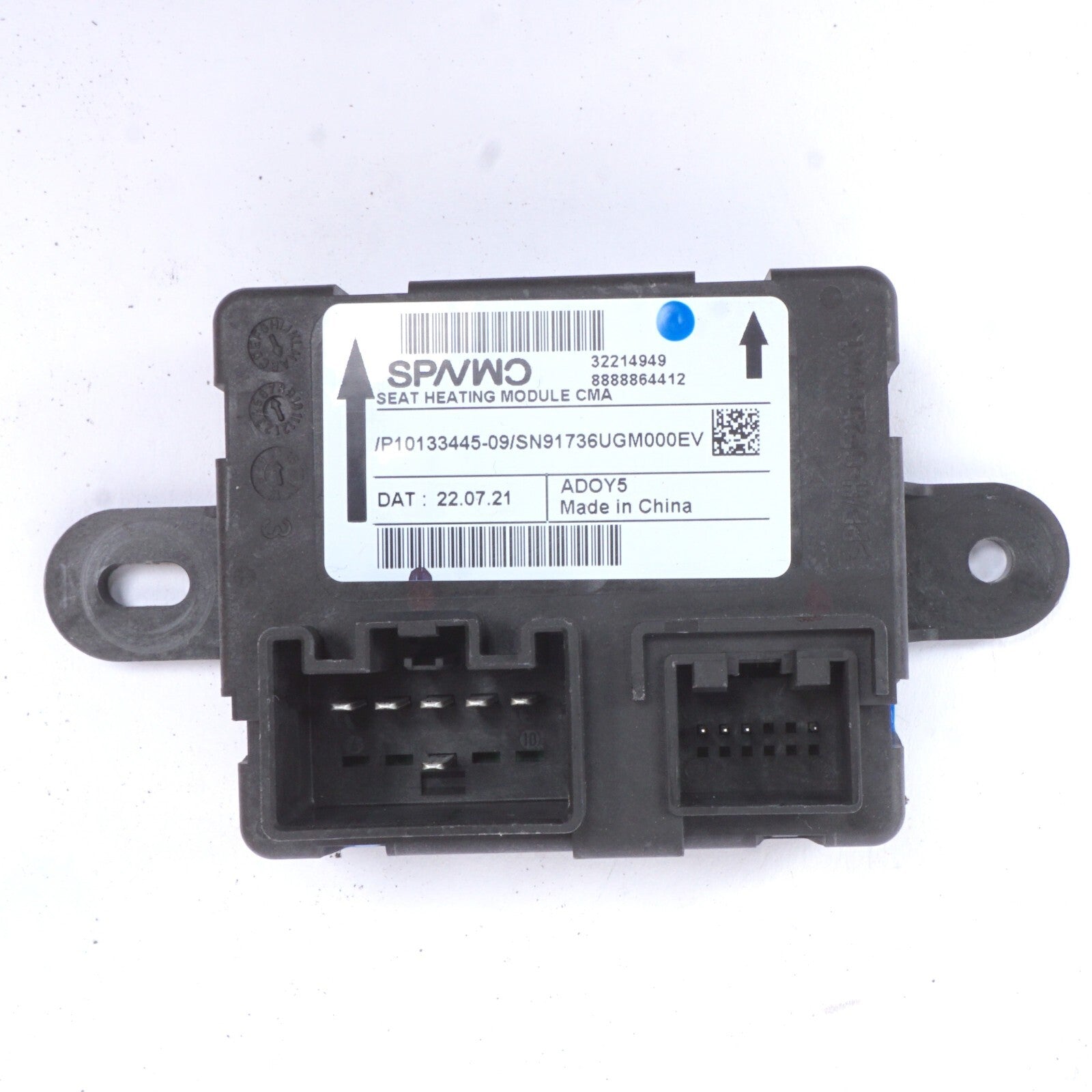 2021 - 2023 Polestar 2 Heated Seat Module Rear 32214949  OEM