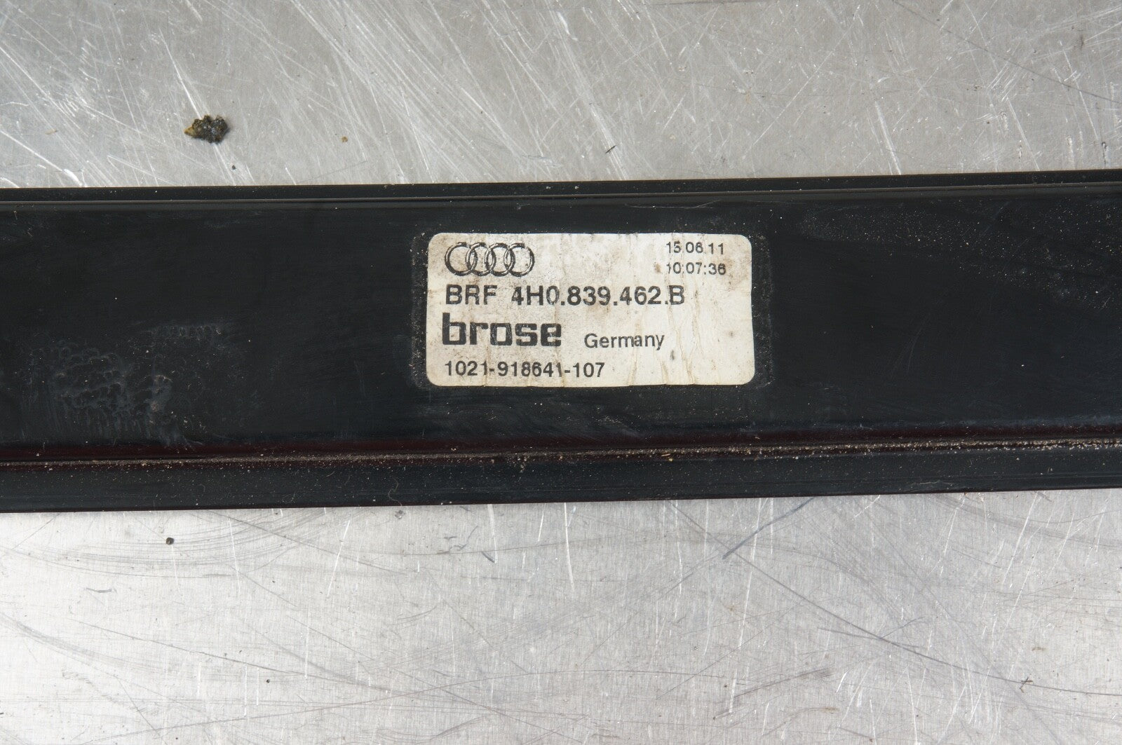 2011-2017 AUDI A8 L REAR RIGHT PASSENGER SIDE DOOR WINDOW REGULATOR OEM