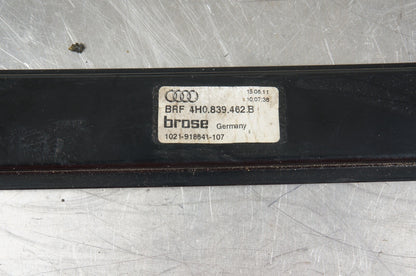 2011-2017 AUDI A8 L REAR RIGHT PASSENGER SIDE DOOR WINDOW REGULATOR OEM