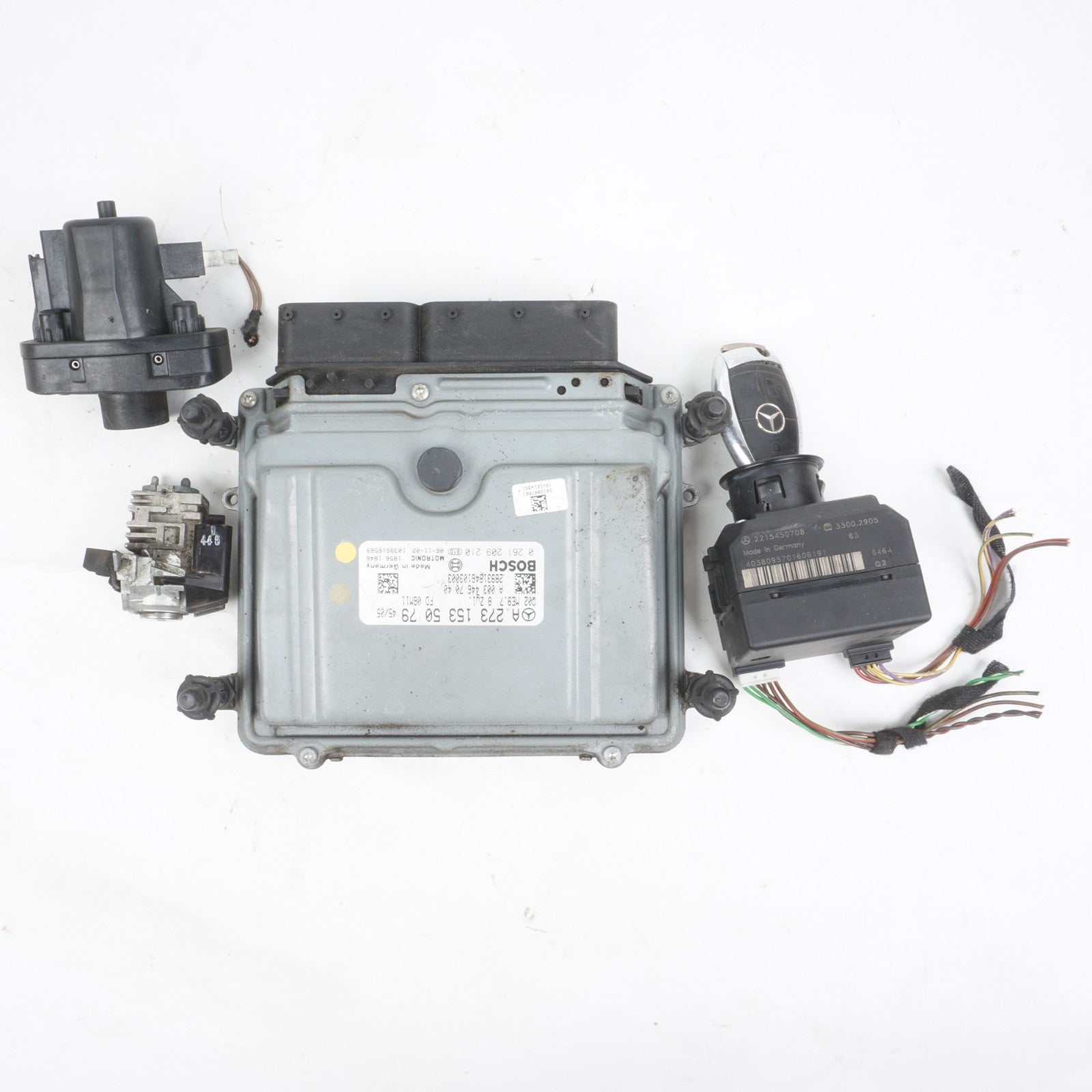 2007 - 2011 Mercedes-Benz S550 Ignition Set Key Lock Module OEM