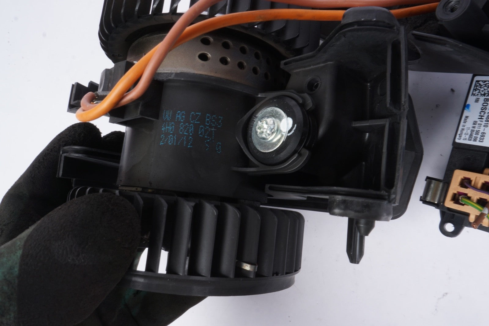 2011-2018 AUDI A8 A8L S8 D4 - REAR HVAC A/C  BLOWER MOTOR  FAN 4H0820021 OEM