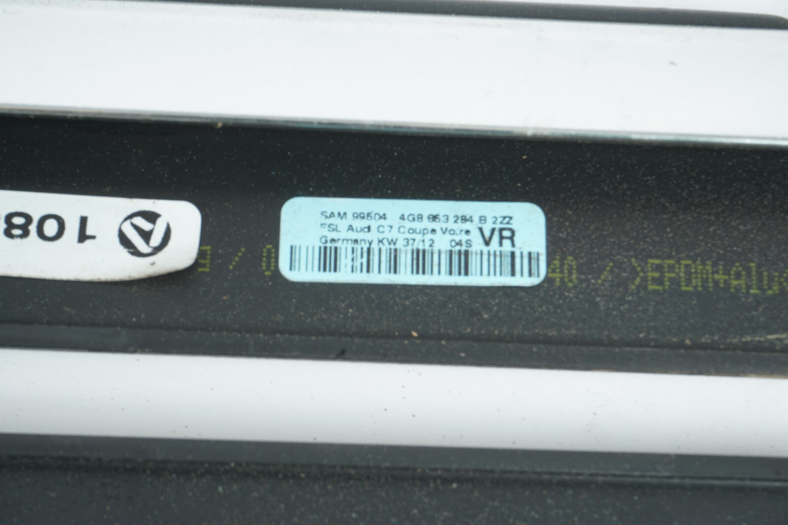 2012 - 2017 AUDI A7 DOOR WINDOW BELT MOLDING FRONT & REAR SET OEM