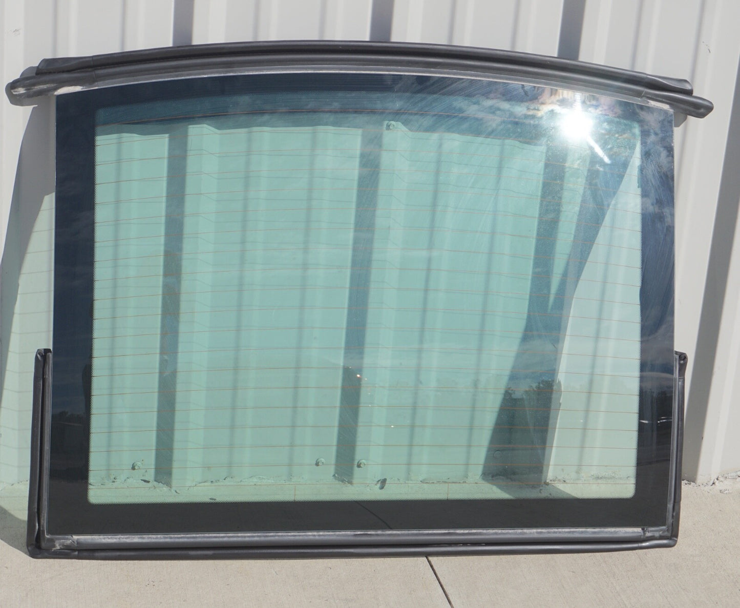 03-12 Mercedes R230 SL500 SL55 AMG Rear Back Windshield Glass Assembly OEM