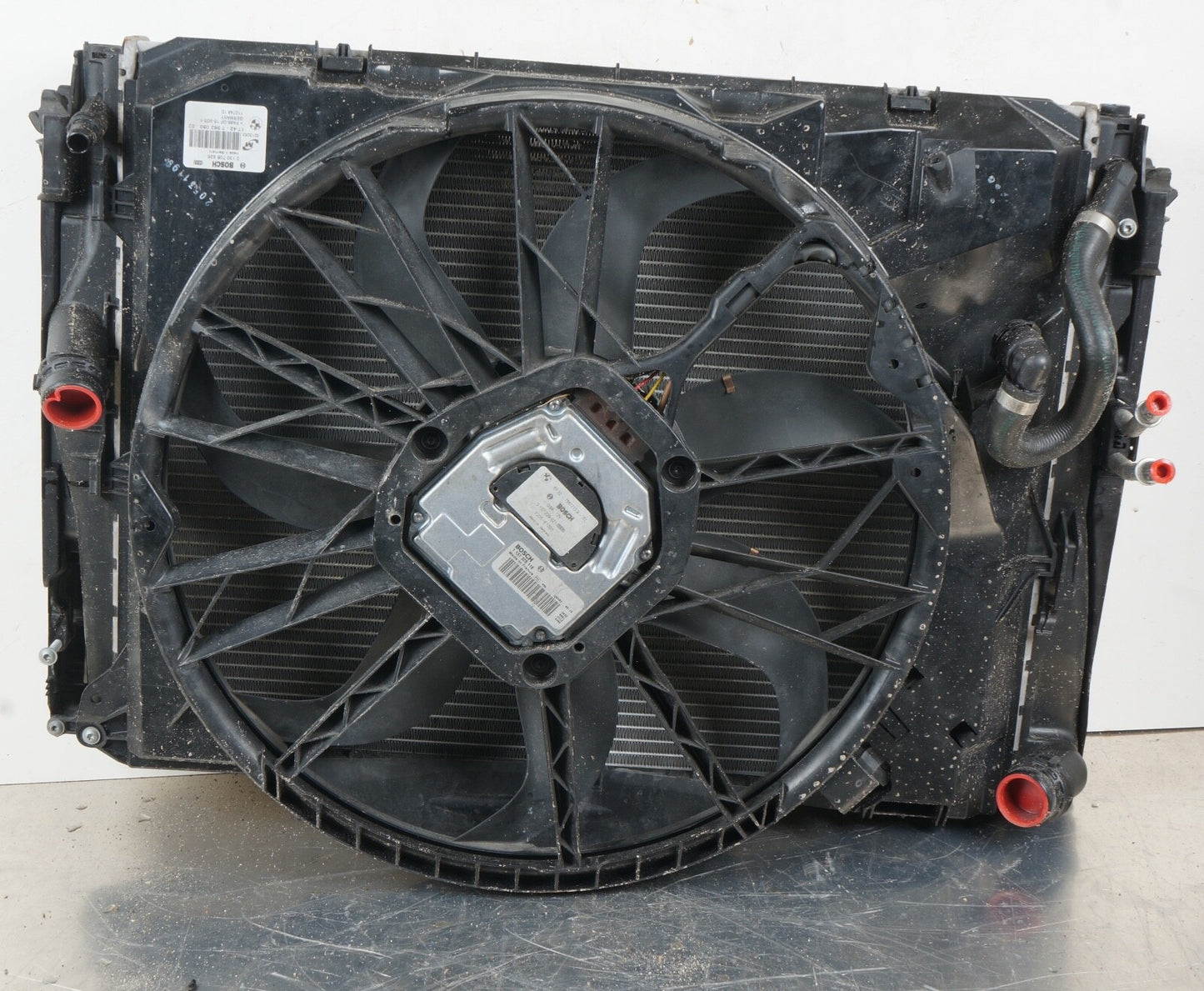 07-13 BMW E90 328i Engine Cooling Radiator Far Radiator Condenser